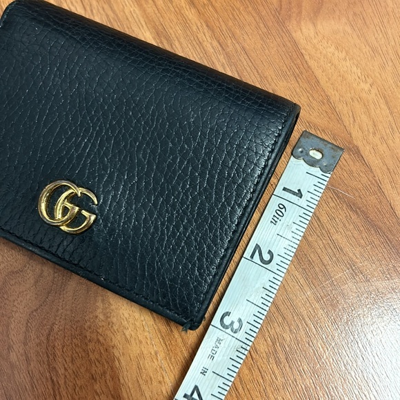 Authentic Gucci Leather Card Holder Snap Wallet - Picture 5 of 16